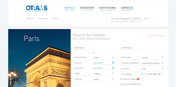 Hotel booking