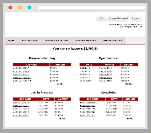 Customer portal