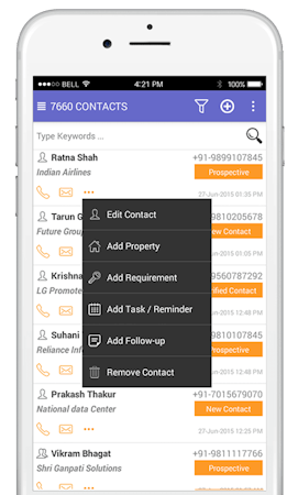 Agent mobile app