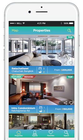 Customer mobile app