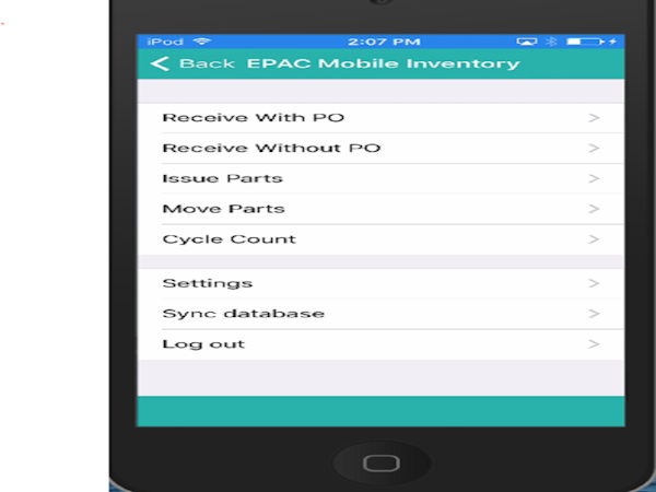 Mobile inventory application