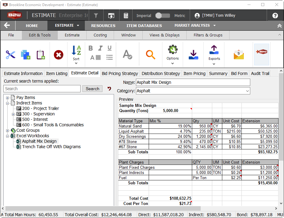 free cost estimating software