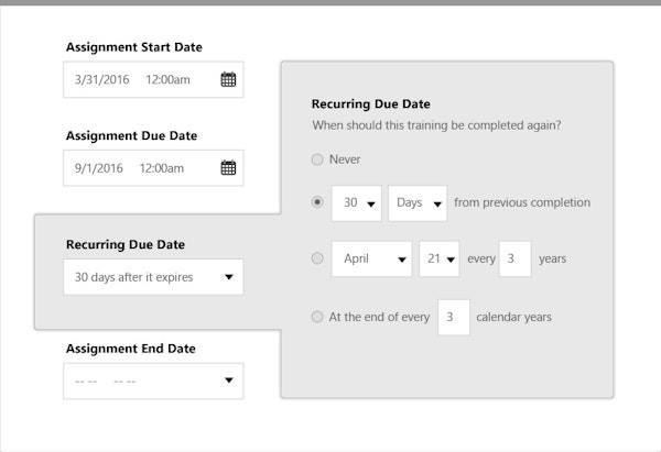 Schedule and automate training