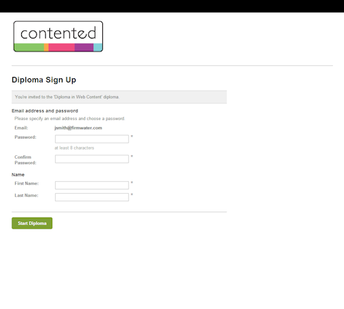 Participant sign-up