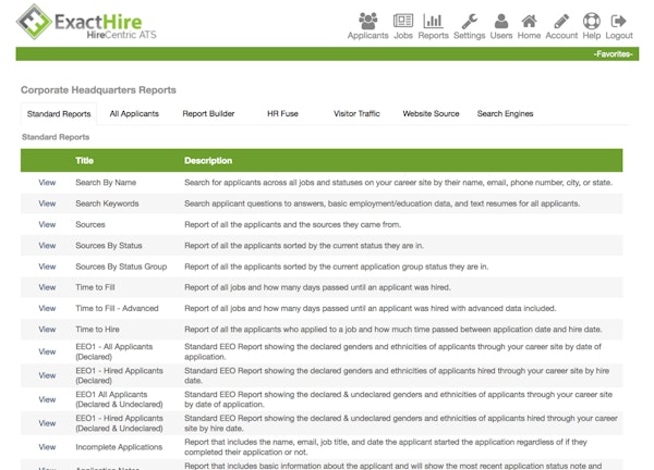 Reporting and analytics