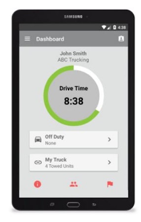 Driver dashboard
