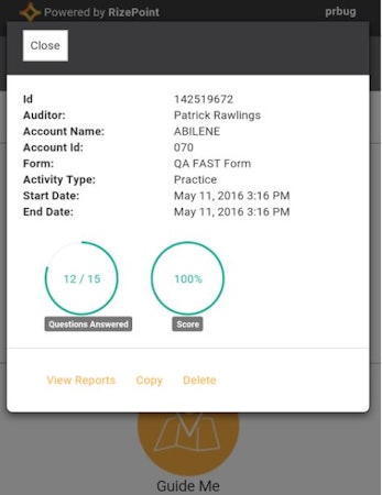 Account profile