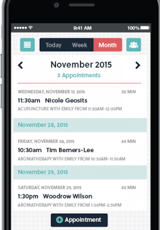 Acuity Scheduling real-time availability