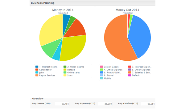 Business planning reports