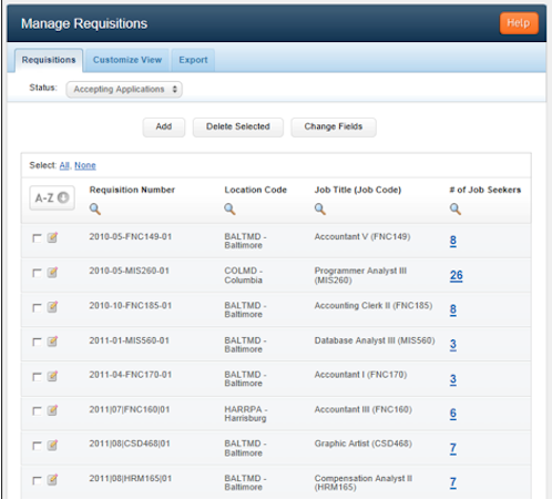 Customizable report views
