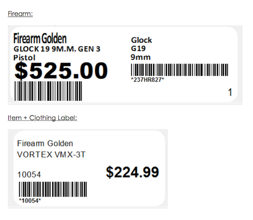 Product labels