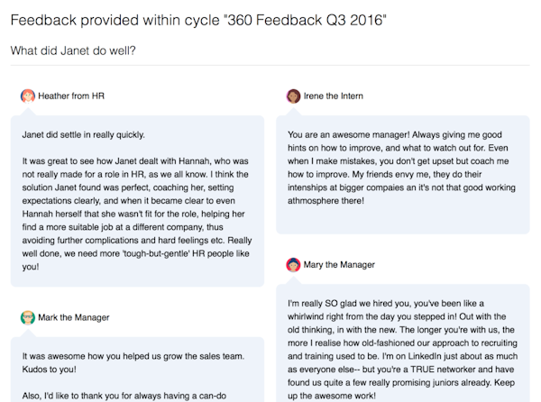 Feedback