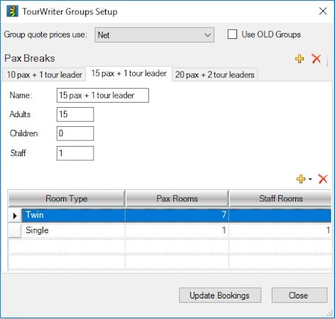 Groups setup