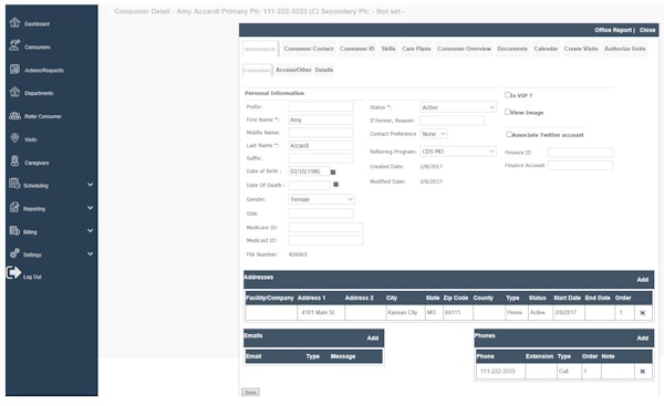 Client EHR
