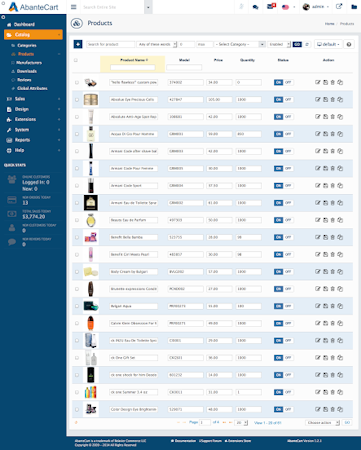 Product list