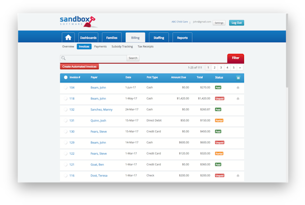 Automated billing