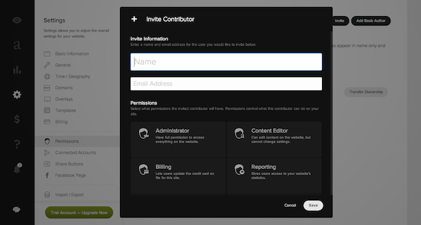 User roles