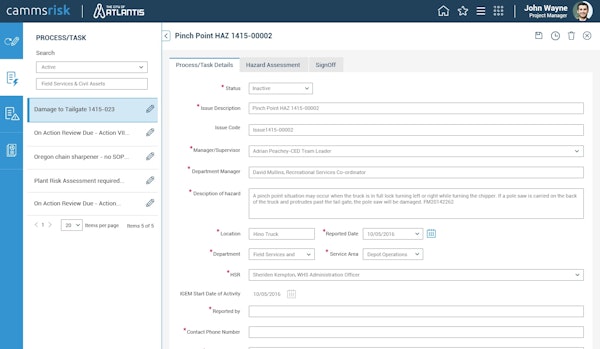 Task details