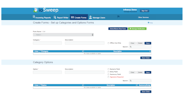 Create forms