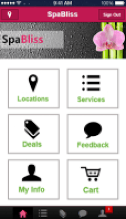 Customer mobile app