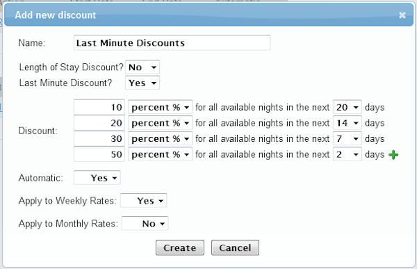 Add discounts