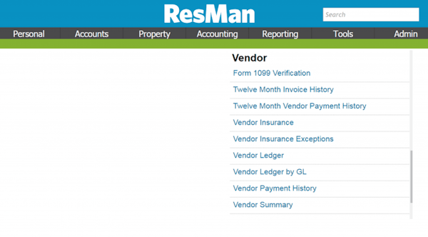 Vendor management