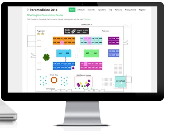Exhibitor reservation chart