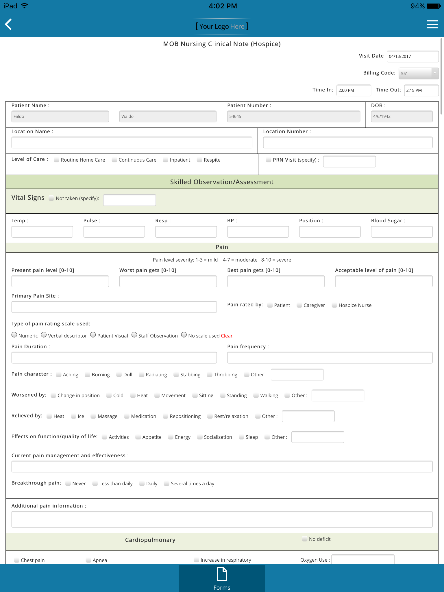 DeVero - Clinic notes