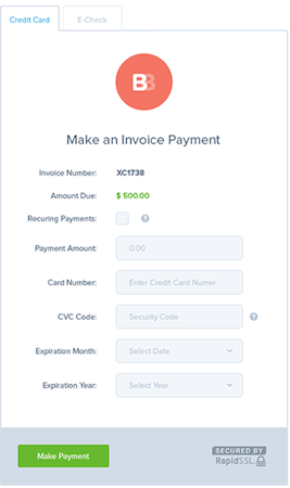 Make a payment