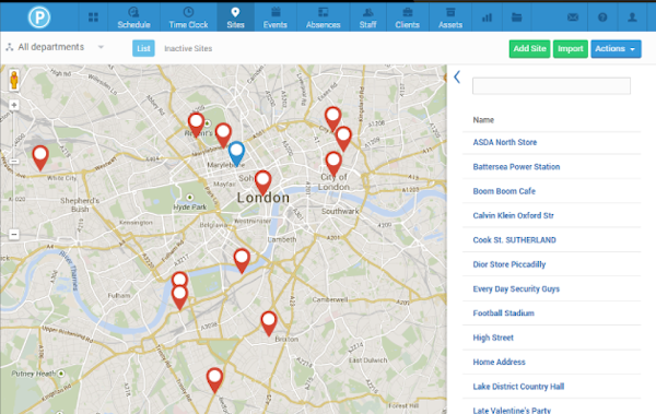 Site maps