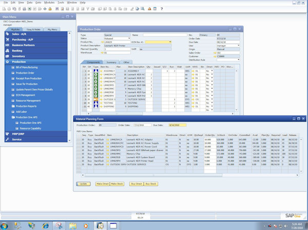 SAP Business One Supply Chain Management Software | Free Reviews; Demos