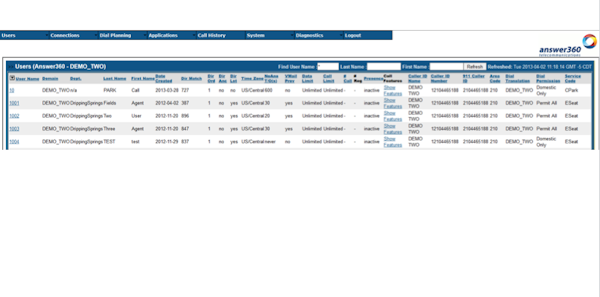 Admin portal