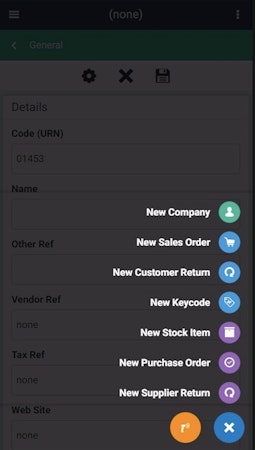 Mobile menu
