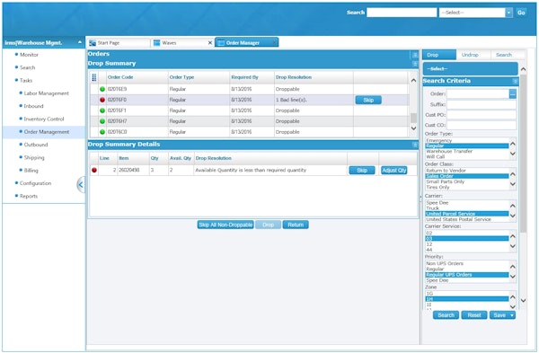 Order management