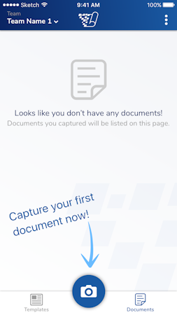 Capture 1st document