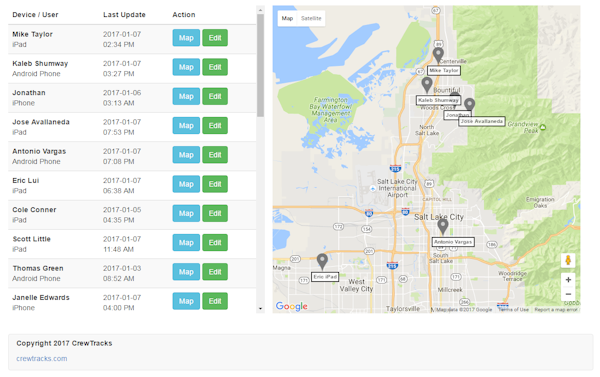 Location tracking