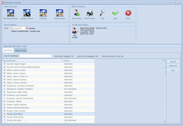 Attendance tracking