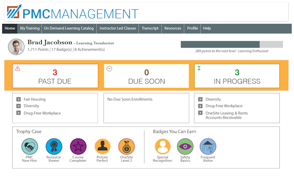 Training management