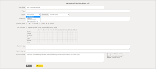 Define automatic moderation