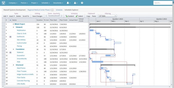 Schedule explorer