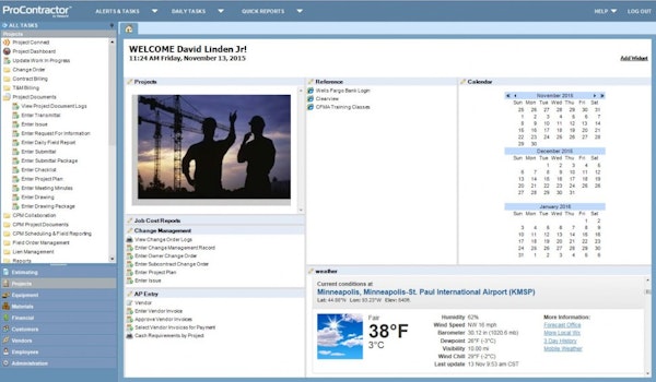 Customizable homepage