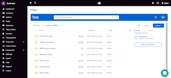 LawGro document management