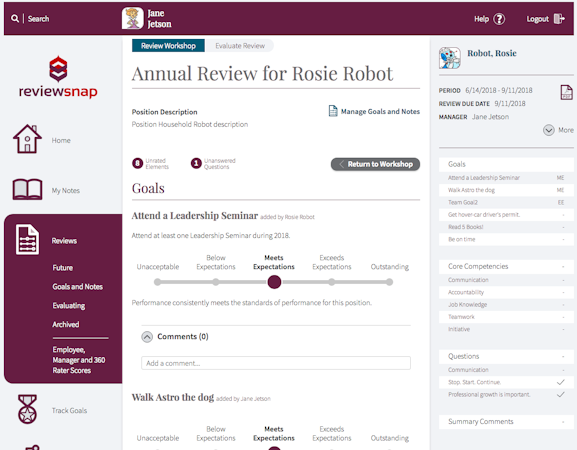 Employee review