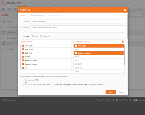 Static and Dynamic Groups