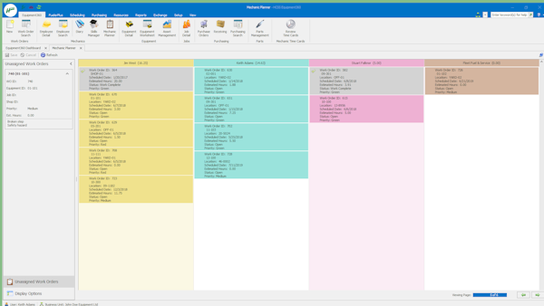 Manager's Mechanic Planner