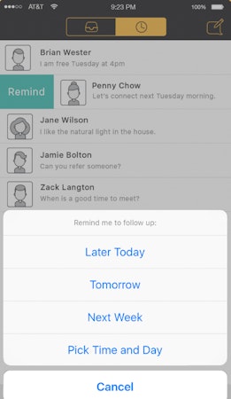 Follow up reminders