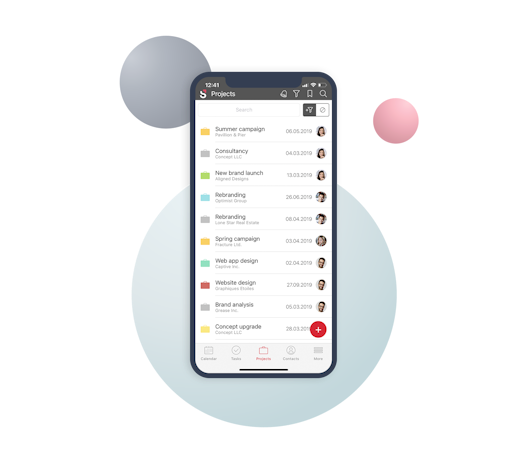 Scoro mobile app