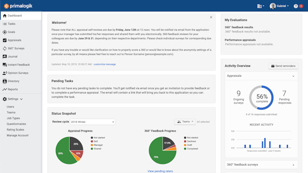 Home Dashboard