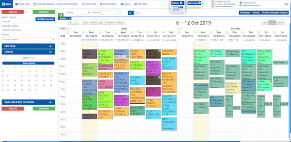 Scheduler by Route