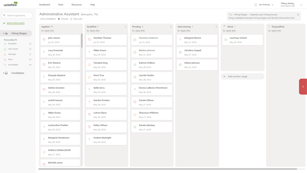 Candidate Dashboard
